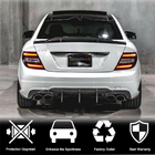 Mercedes C-class W204 2007-2015 Rear Bumper Diffuser V2 for AMG SD/Coupe 2012-2014 Carbon photo 2