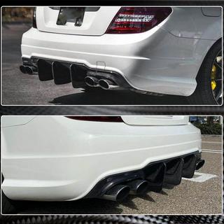 Rear Bumper Diffuser V2 for AMG SD/Coupe 2012-2014 Carbon photo 3