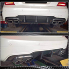 Mercedes C-class W204 2007-2015 Rear Bumper Diffuser V3 for AMG SD/Coupe 2012-2014 Carbon photo 3