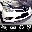 Mercedes C-class W204 2007-2015 Front Bumper Lip Spoiler (for AMG-Line 2008-2011, Carbon) photo 2
