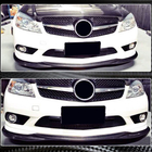 Mercedes C-class W204 2007-2015 Front Bumper Lip Spoiler (for AMG-Line 2008-2011, Carbon) photo 3
