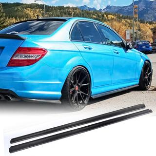 Side Skirts (for AMG SD, Carbon) Mercedes C-class W204 2007-2015 photo 1