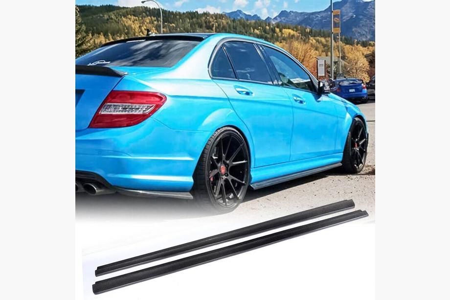 Mercedes C-class W204 2007-2015 Side Skirts (for AMG SD, Carbon) Image