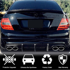 Mercedes C-class W204 2007-2015 Rear Bumper Diffuser V2 (for AMG SD 2008-2011, Carbon) photo 3