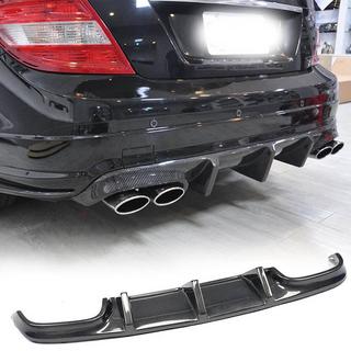 Rear Bumper Diffuser V2 (for AMG SD 2008-2011, Carbon) photo 1