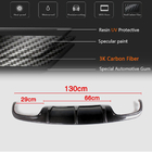 Mercedes C-class W204 2007-2015 Rear Bumper Diffuser V3 for AMG SD 2008-2011 Carbon photo 5