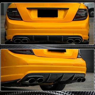 Rear Bumper Diffuser V3 for AMG SD 2008-2011 Carbon photo 3
