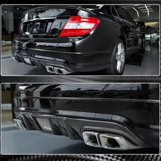 Rear Bumper Diffuser V4 (for AMG SD 2008-2011, Carbon) photo 3
