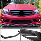 Mercedes C-class W204 2007-2015 Front Bumper Lip V3 (for AMG 2008-2011, Carbon) photo 1
