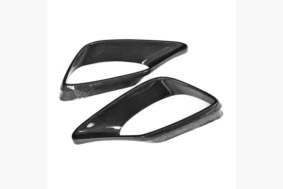 Mercedes S-class W222 2013-2022 Carbon Inserts Front Bumper (for AMG 2016-2018) Image