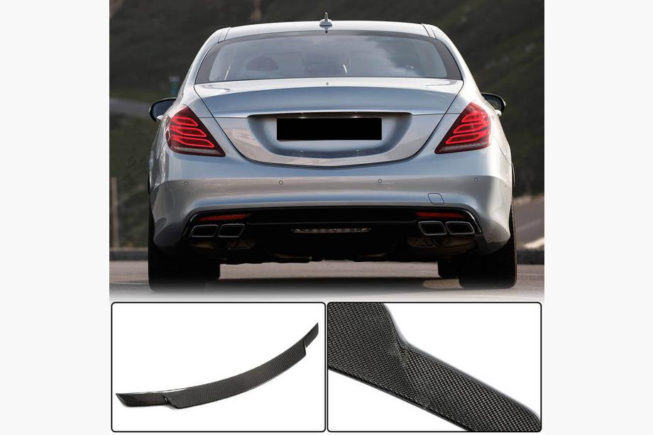 Mercedes S-сlass W222 2013-2022 Spoiler V2 (Carbon) Image