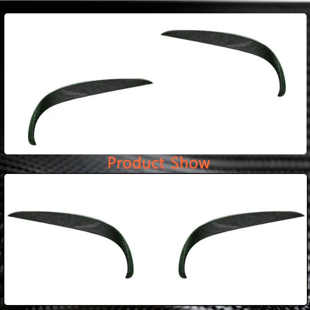 Mercedes S-class W222 2013-2022 Front Bumper Extensions V2 for S63 AMG 2014-2017 Carbon photo 5