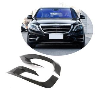 Carbon Front Bumper Covers (for AMG-Line 2014-2017) photo 1