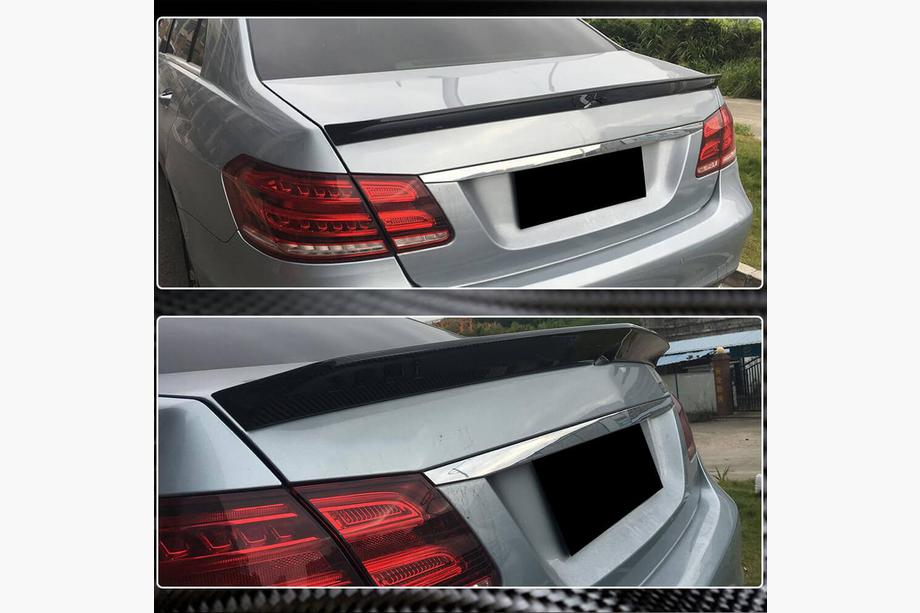 Mercedes E-class W212 2009-2016 Spoiler V1 (Carbon) Photo 3