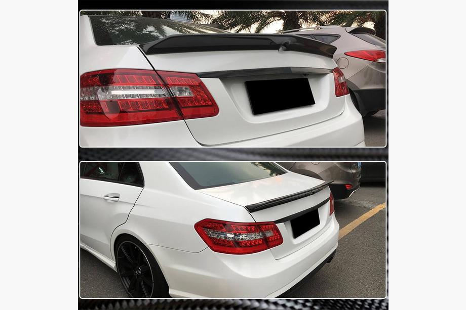 Mercedes E-class W212 2009-2016 Spoiler V1 (Carbon) Photo 4