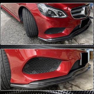 Front Bumper Lip V1 for AMG-Line 2013-2016 Carbon photo 3