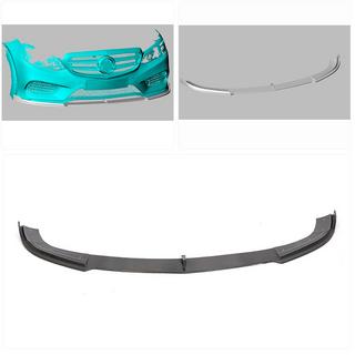 Front Bumper Lip V2 for AMG-Line 2013-2016 Carbon photo 2