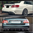 Mercedes E-class W212 2009-2016 Rear Bumper Diffuser V1 for E63 AMG 2013-2016 Carbon photo 6