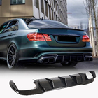 Mercedes E-class W212 2009-2016 Rear Bumper Diffuser V2 for E63 AMG 2013-2016 Carbon photo 1
