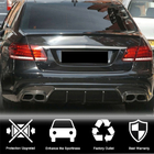 Mercedes E-class W212 2009-2016 Rear Bumper Diffuser V2 for E63 AMG 2013-2016 Carbon photo 3