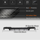 Mercedes E-class W212 2009-2016 Rear Bumper Diffuser V2 for E63 AMG 2013-2016 Carbon photo 6