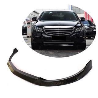 Front Bumper Lip Spoiler (for Base 2016-2019, Carbon) photo 1