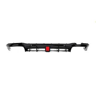 Rear Bumper Diffuser with Tips V1 (for AMG/AMG-Line 2016-2019, Carbon) photo 4