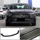 Mercedes E-class W213 2016-2023 Front Bumper Lip Spoiler (for AMG-Line 2020-2023, Carbon) photo 5