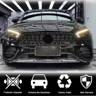 Mercedes E-class W213 2016-2023 Front Bumper Lip Spoiler (for AMG-Line 2020-2023, Carbon) photo 12