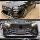 Mercedes E-class W213 2016-2023 Front Bumper Lip Spoiler (for AMG-Line 2020-2023, Carbon) photo 13