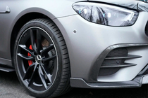 Mercedes E-class W213 2016-2023 Front Bumper Lip Spoiler (for AMG-Line 2020-2023, Carbon) photo 11