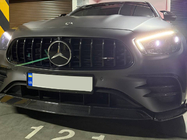 Mercedes E-class W213 2016-2023 Front Bumper Lip Spoiler (for AMG-Line 2020-2023, Carbon) photo 9