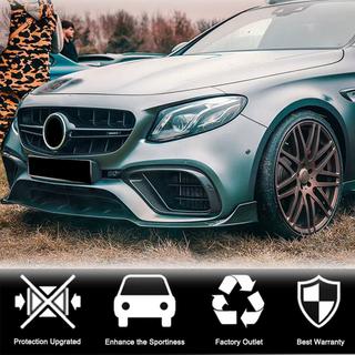 Front Bumper Lip V1 for E63 AMG 2016-2019 Carbon photo 2