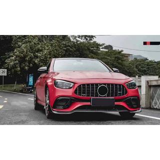 Front Bumper Lip Spoiler (for E63 AMG 2020-2023, Carbon) photo 2