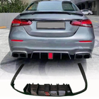 Mercedes E-class W213 2016-2023 Rear Bumper Diffuser for E63 AMG 2020-2023, Carbon photo 6