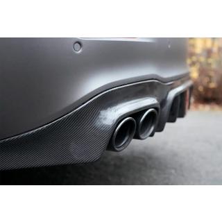 Rear Bumper Diffuser for E63 AMG 2020-2023, Carbon photo 2