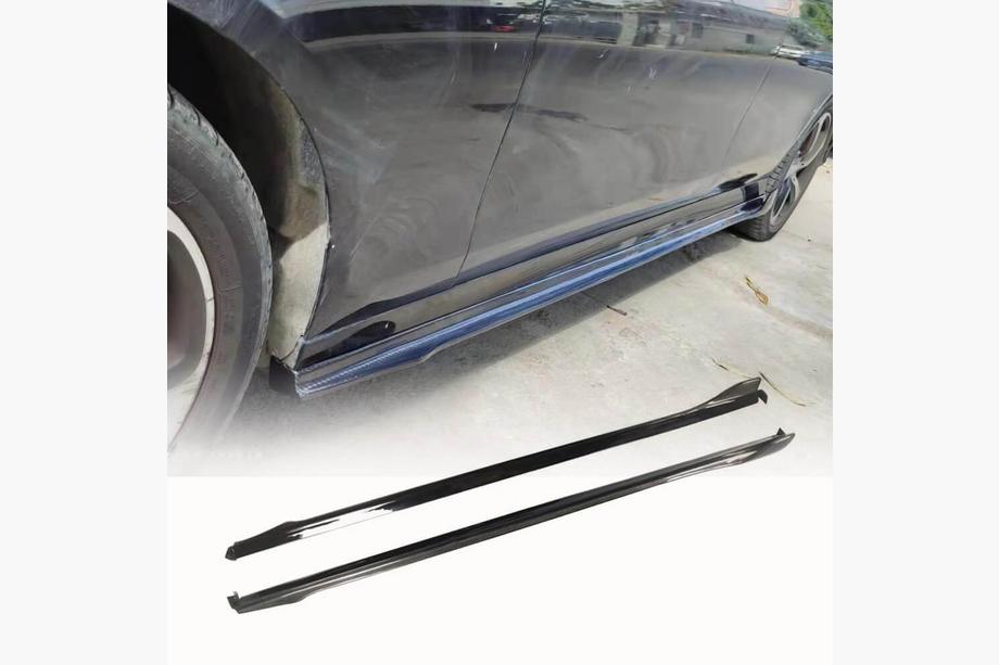 Mercedes E-class W213 2016-2023 Side Skirts (for E63 AMG 2020-2023, Carbon) Photo 1