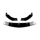 Mercedes E-class W213 2016-2023 Front Bumper Lip Spoiler (for AMG-Line / E43 AMG 2016-2019, Plastic) photo 3