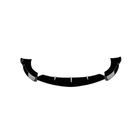 Mercedes E-class W213 2016-2023 Front Bumper Lip Spoiler (for AMG-Line / E43 AMG 2016-2019, Plastic) photo 4