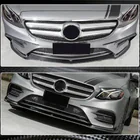 Mercedes E-class W213 2016-2023 Front Bumper Lip V1 for AMG-Line / E43 AMG 2016-2019, Carbon photo 4
