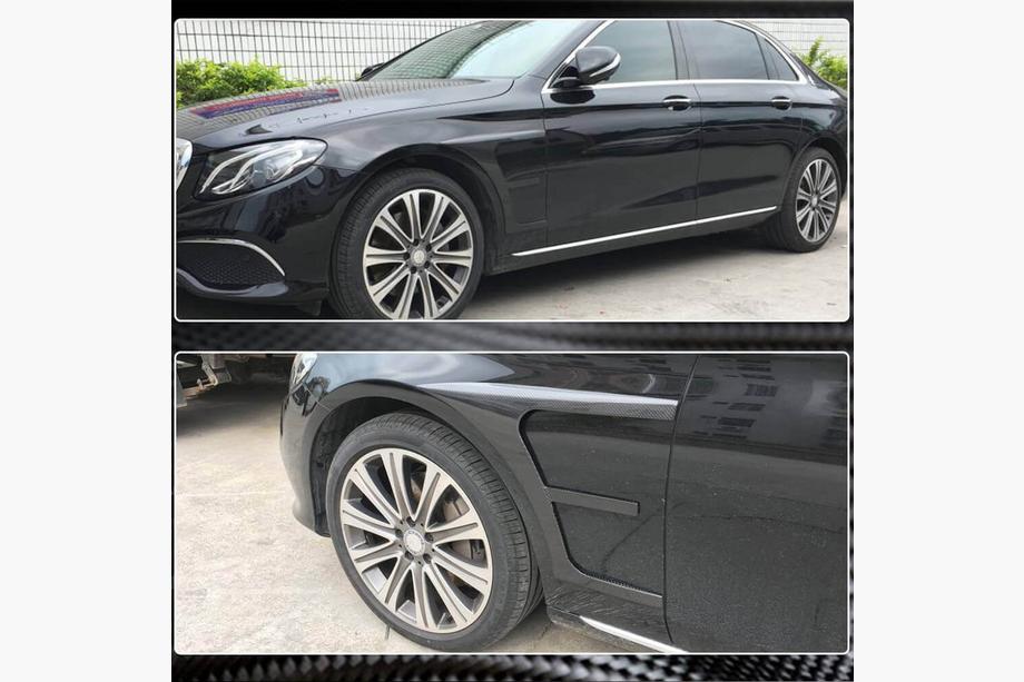 Mercedes E-class W213 2016-2023 Carbon Front Fender Covers (AMG-Line/E43 AMG 2016-2019) Photo 4