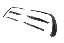 Mercedes E-class W213 2016-2023 Front bumper extensions (for AMG-Line 2020+, Dry Carbon) photo 18