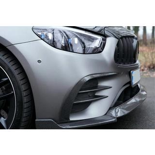 Front bumper extensions (for AMG-Line 2020+, Dry Carbon) photo 1
