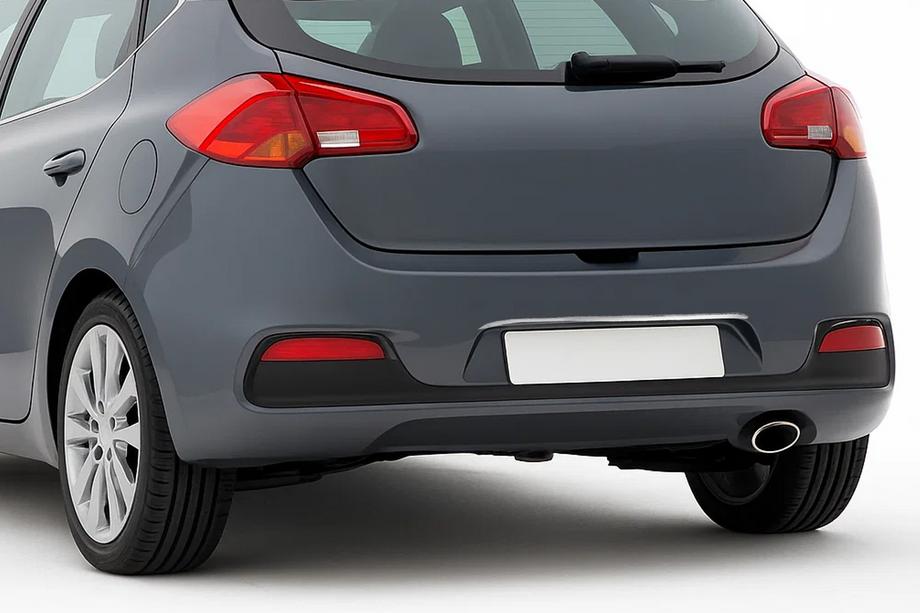 Kia Ceed 2012-2018 Chrome trim above license plate for HB (stainless steel) Image