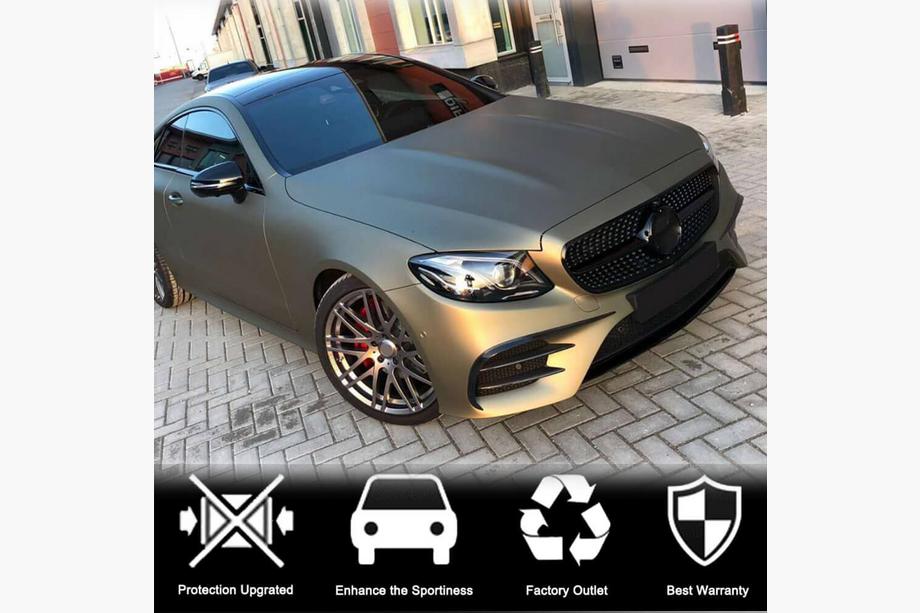 Mercedes E-class W213 2016-2023 Carbon Front Bumper Covers (for AMG-Line/E43 AMG 2016-2019) Photo 3