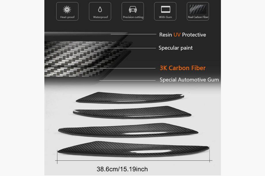 Mercedes E-class W213 2016-2023 Carbon Front Bumper Covers (for AMG-Line/E43 AMG 2016-2019) Photo 6
