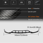 Mercedes E-class W213 2016-2023 Front Bumper Lip V2 for E63 AMG 2016-2019 Carbon photo 5