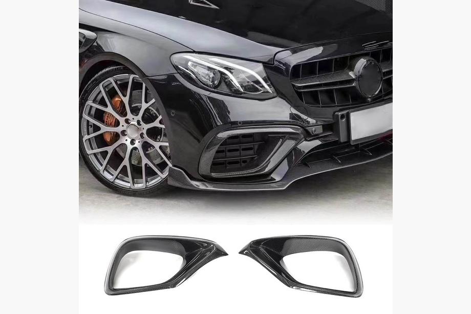 Mercedes E-class W213 2016-2023 Carbon Front Bumper Covers for E63 AMG 2016-2019 Image