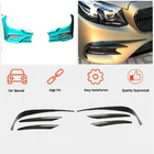 Mercedes E-class W213 2016-2023 Front Bumper Extensions V1 (for E43 AMG 2016-2019, Carbon) photo 2