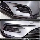 Mercedes E-class W213 2016-2023 Front Bumper Extensions V1 (for E43 AMG 2016-2019, Carbon) photo 4